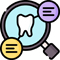 icono diagnóstico dental