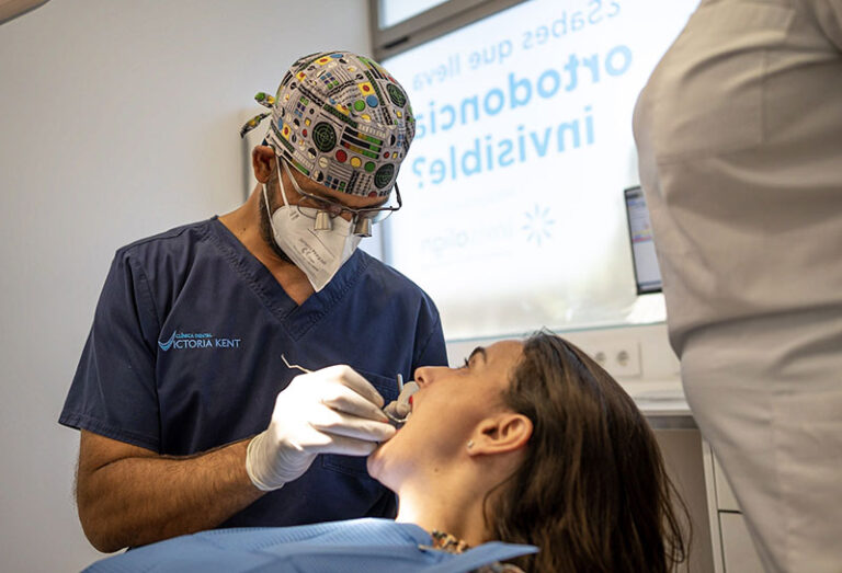 detalle tratamiento dental en sala